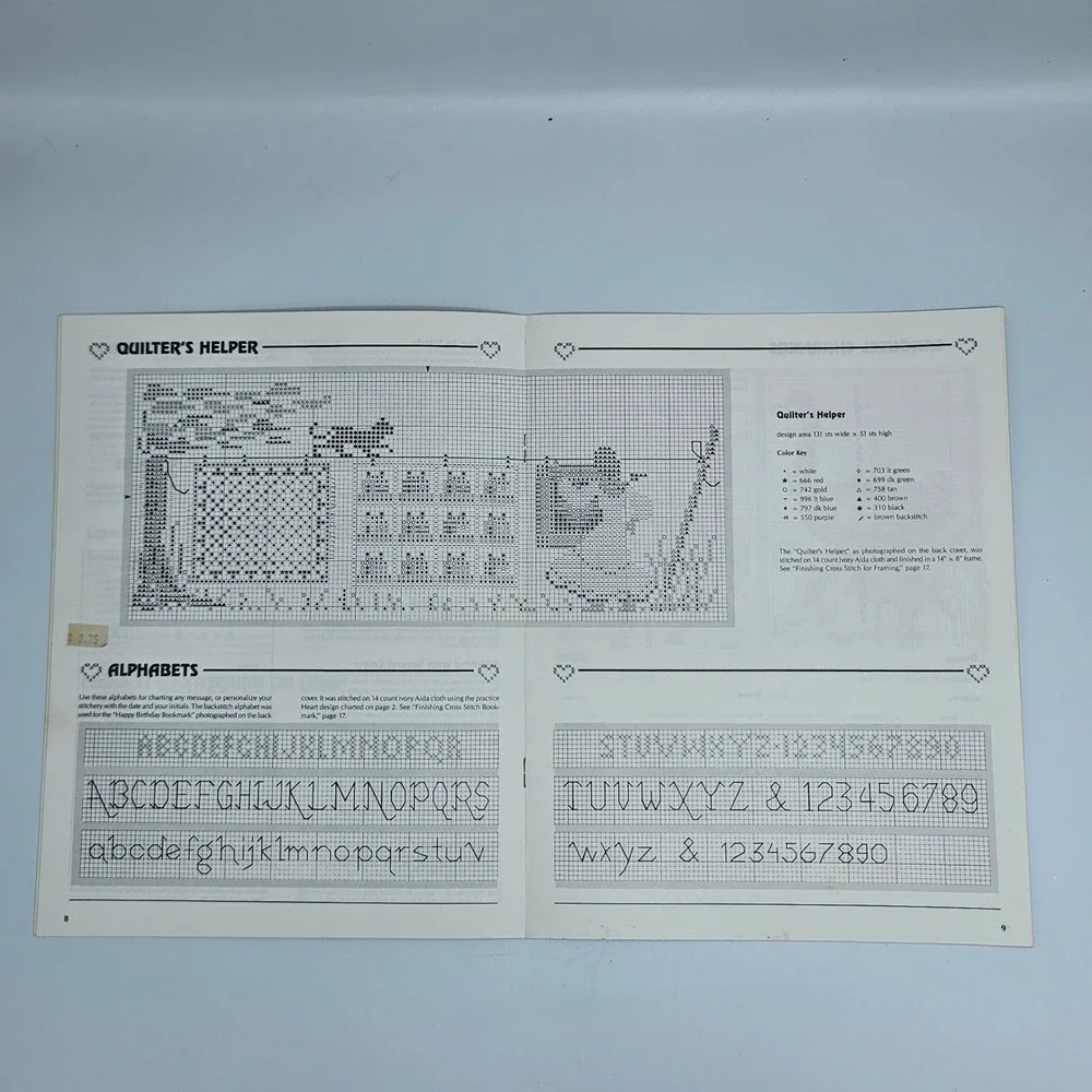 First Steps in Counted Cross Stitch Rita Weiss 15+ Designs ASN 5103 Vintage 1982